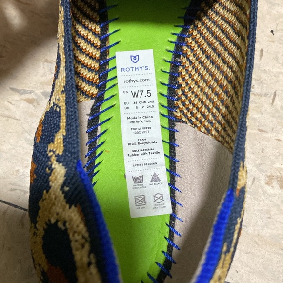 Rothy’s Square Flat Leopard Print size 7.5 - Picture 5 of 5